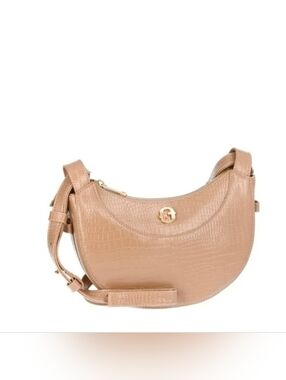 Time and Tru Women's Olivia Crossbody Purse in Mocha Spanish NWT